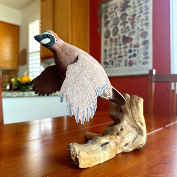 Bob White Other - Vintage Hand Carved Quail